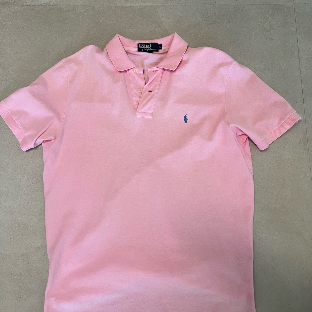 Men's Pink Polo Shirt